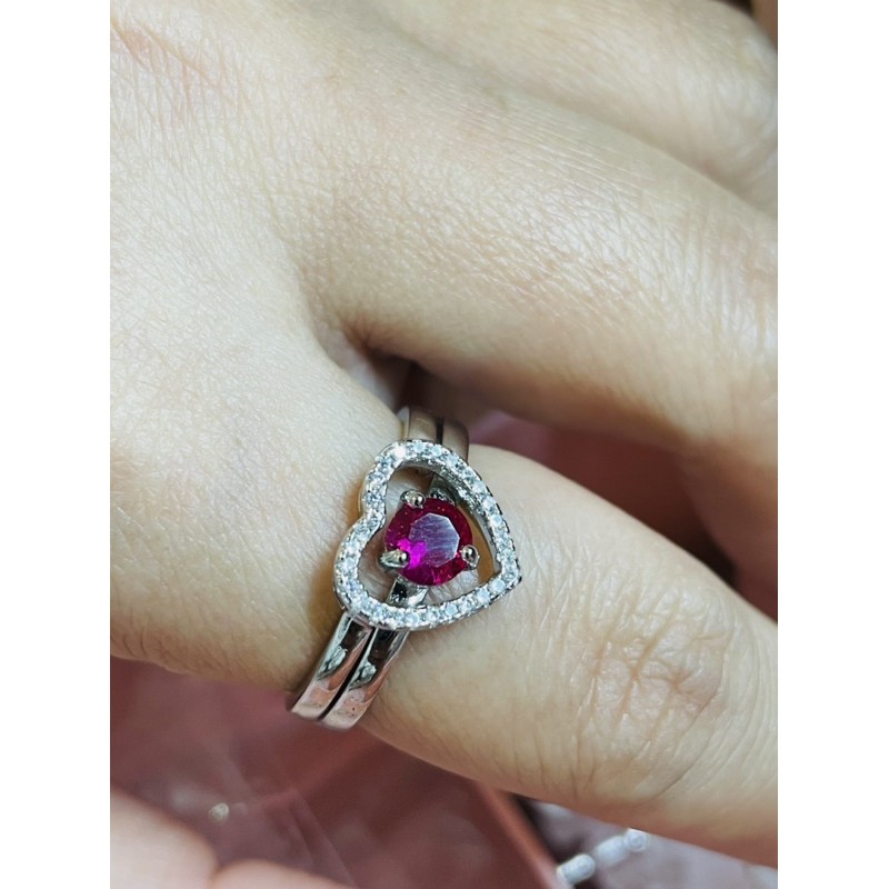 Moissanite 2 in 1 Ring | Shopee Malaysia