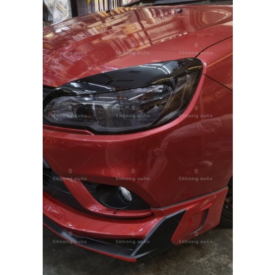 Proton Saga Vvt Heap Lamp Cover Eye Lid Cover Black Colour Shopee Malaysia