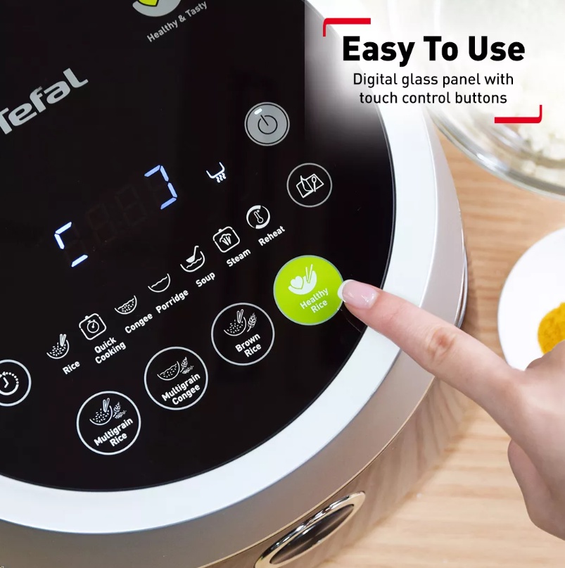 [ FREE SHIPPING ] Tefal 1L IH Low GI Healthy Rice Cooker/ Periuk Nasi