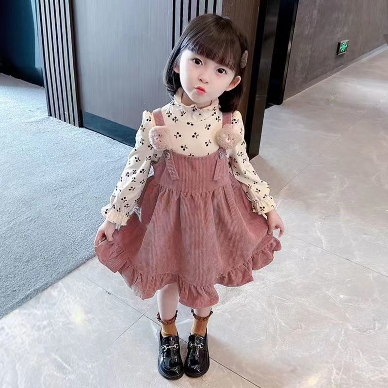 Kids Dress Girl Dresses 1-10Years Girl Skirt Autumn Suit Baju Girl ...