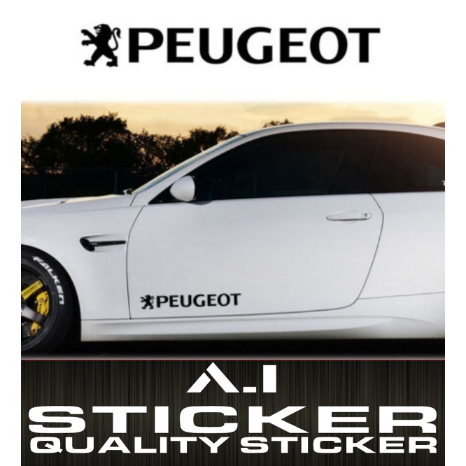 thumbnail image 2 of Metallic Silver Peugeot Logo Sticker | Car Adhesive Decal | Made In Spain 2 of 3