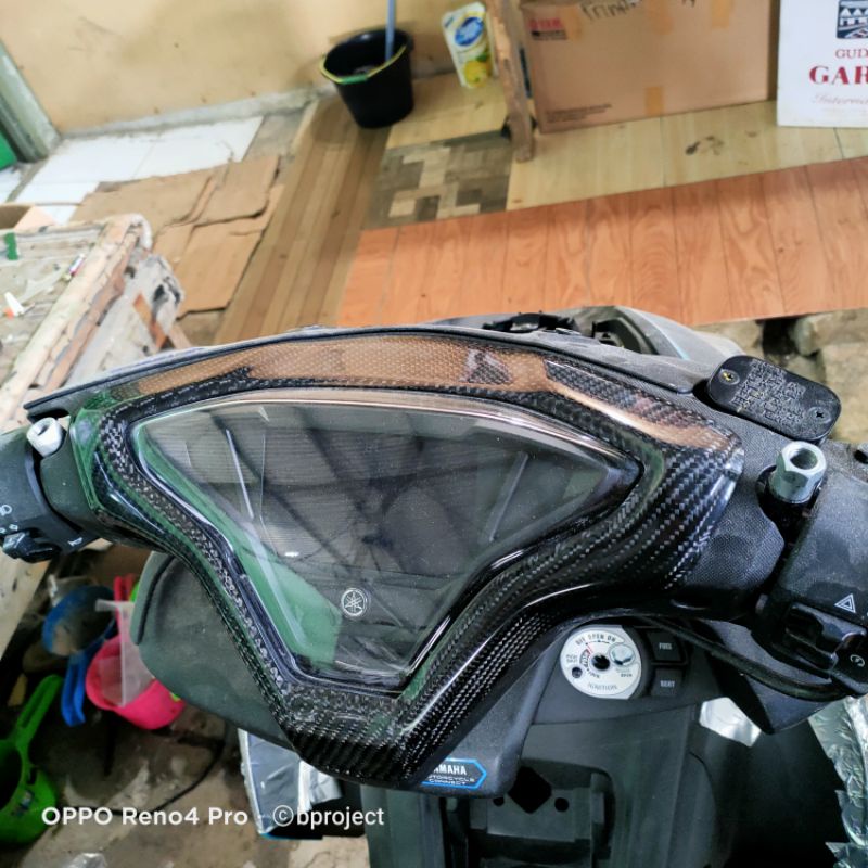 Original aerox new carbon kevlar speedo cover Panel | Shopee Malaysia