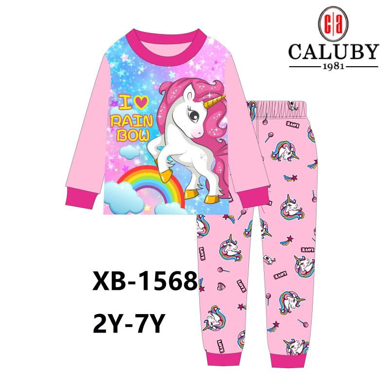 Caluby 100 Cotton Sleepwear Pyjamas Pajamas UNICORN 1568