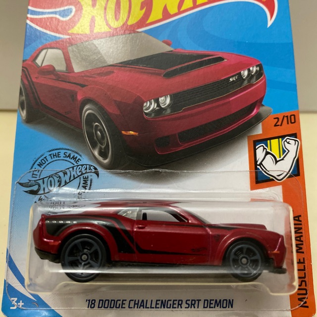 ‘18 Dodge Challenger Srt Demon Hot Wheels Muscle Mania Shopee Malaysia