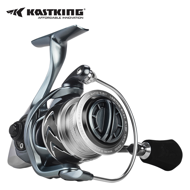 KastKing Megajaws 7.2:1 Gear Ratio 2500Series Metal Body Spinning Reel 15KG  Max Drag Power Fishing Reel for Bass Pike Fishing