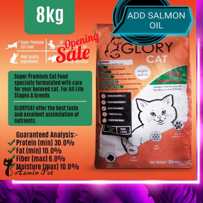 Glory Cat Food Makanan Kucing 8KG Shopee Malaysia