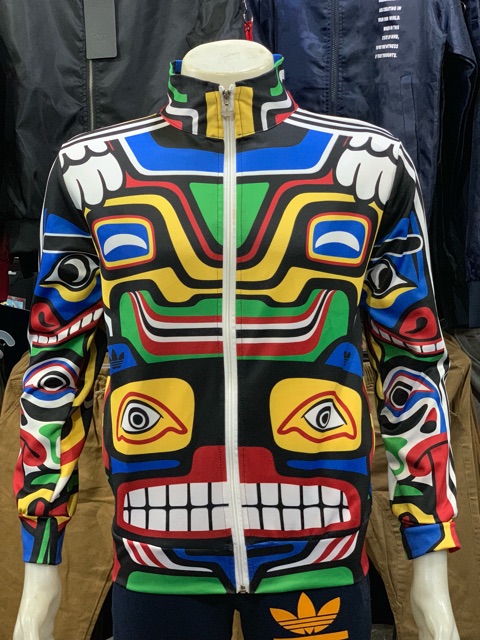 Ready Stock Adidas Originals X Jeremy Scott ObyO Eagle Totem Jacket Shopee Malaysia