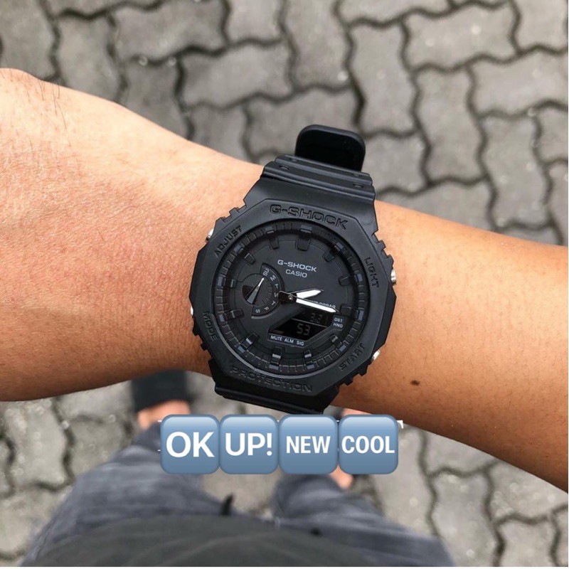 GSK GS Gshock GA 2100 TMJ VIRAL SERIES All Black