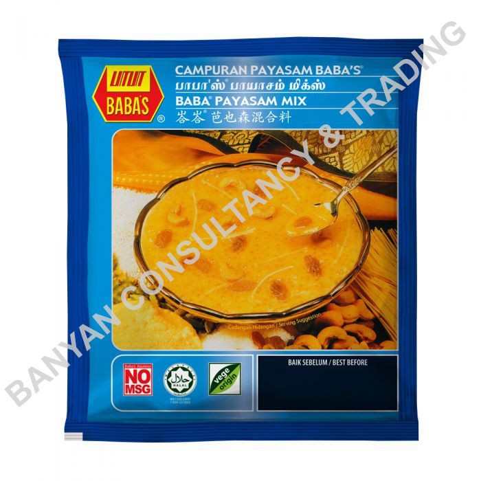 BABAS Payasam Mix / Campuran Payasam - 300g (Indian Dessert) | Shopee ...