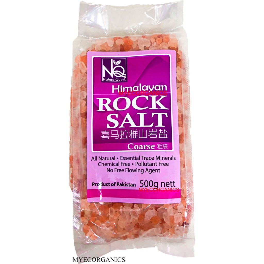 Country Farm NQ IODIZED Himalayan Rock Salt (Coarse) 500G, EXPIRY 2025