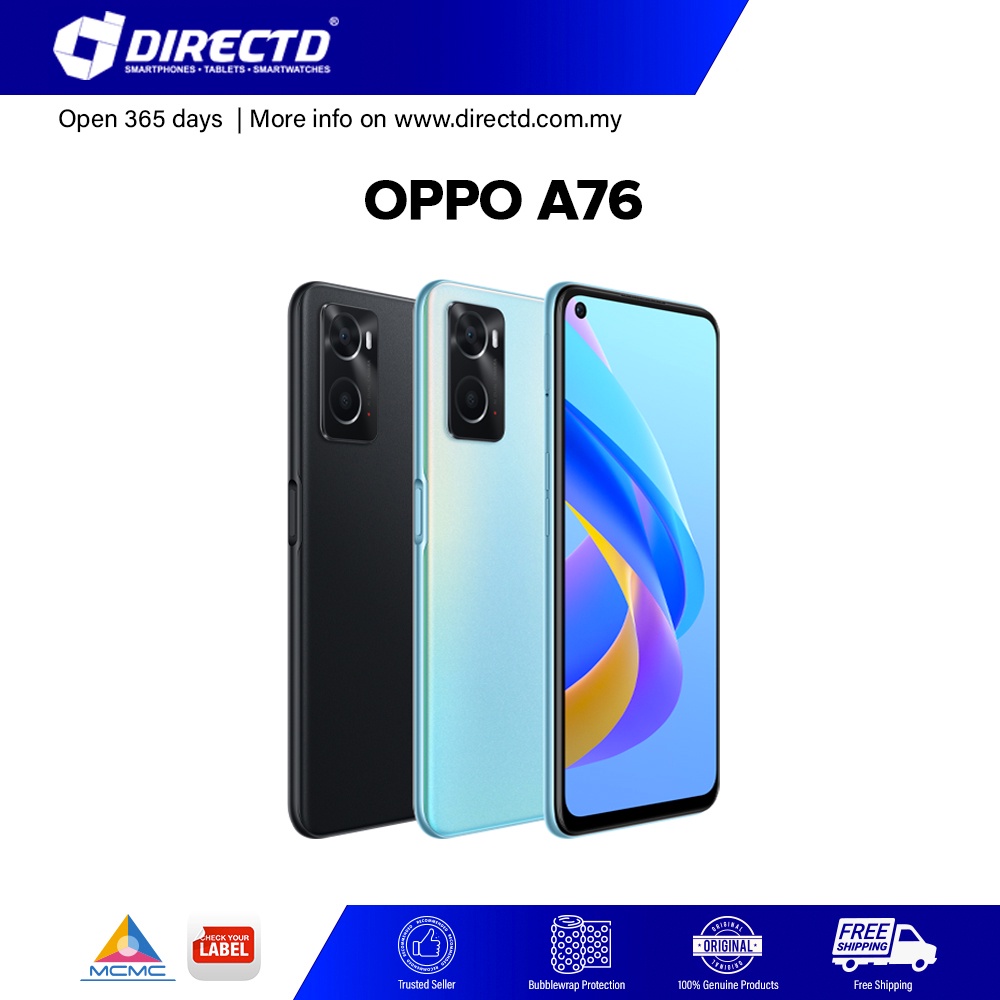 OPPO A76 [6GB RAM | 128GB ROM |SNAPDRAGON 680] LATEST MODEL | Shopee ...