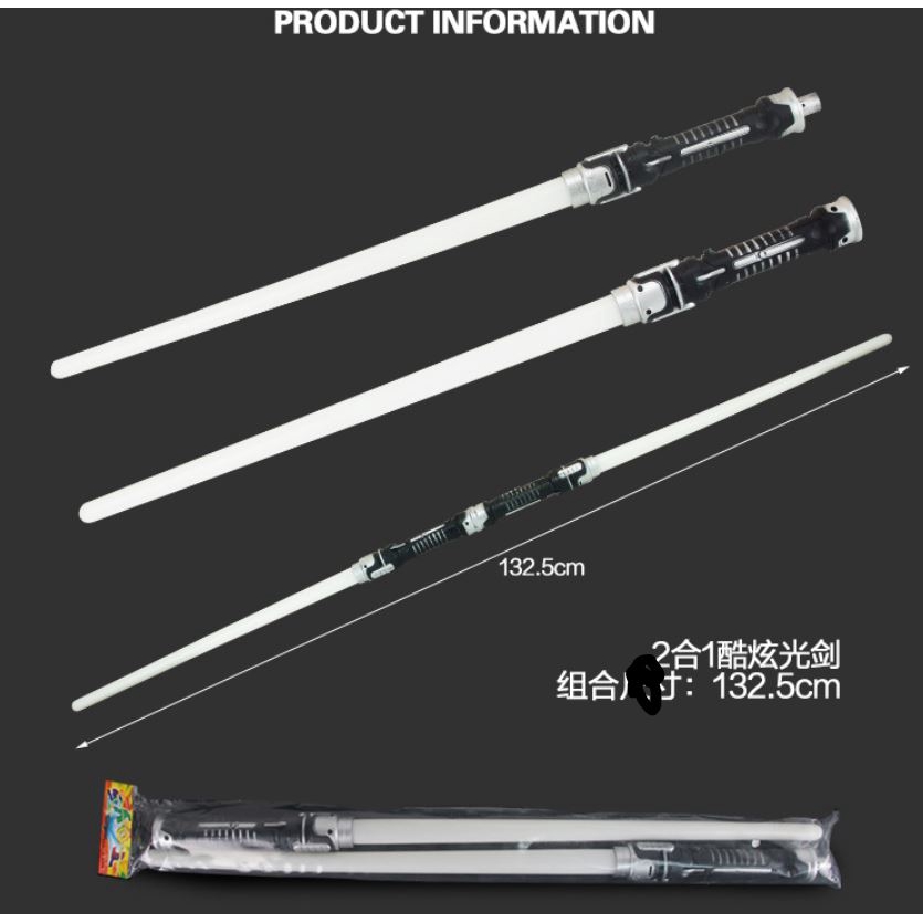 Light Saber For Adult Gianby Light Saber For Kids,LED Dual Light Swords Set With... Red Lightsaber - Foto 8