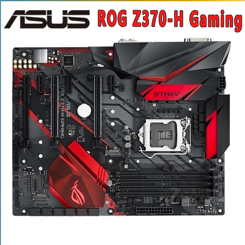 Asus Rog Strix Z370 E Z370 H Gamingtuf Z370 Plus Gaming Atx Lga1151 89th Gen Motherboard 9876