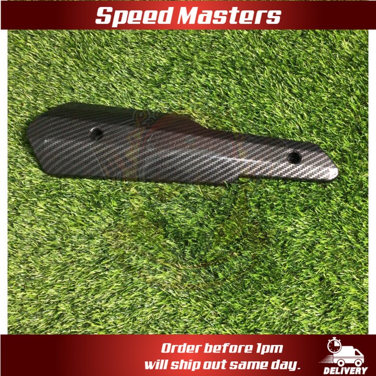 Speed Master Y15ZR EXHAUST SIDE COVER EXHAUST COVER Y15ZR CARBON E4 EXHAUST ESPADA SIDE COVER