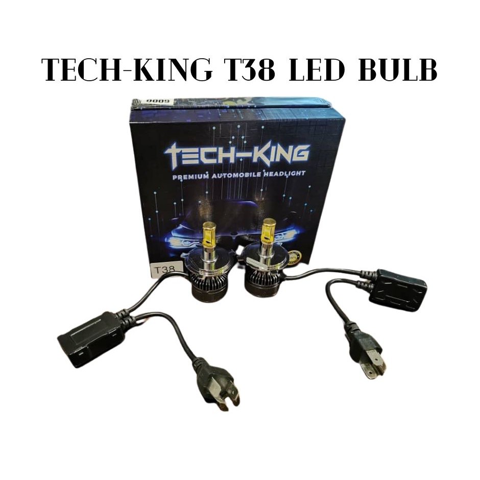 TECH-KING LED HEADLIGHT BULB 6000K | Shopee Malaysia