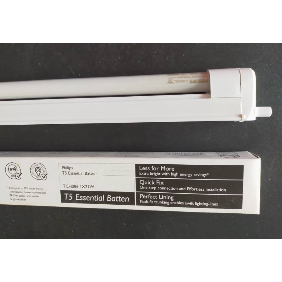 PHILIPS T5 Batten 21W 830/865 Set 3Feet / 3FT WarmWhite/Cool Daylight ...