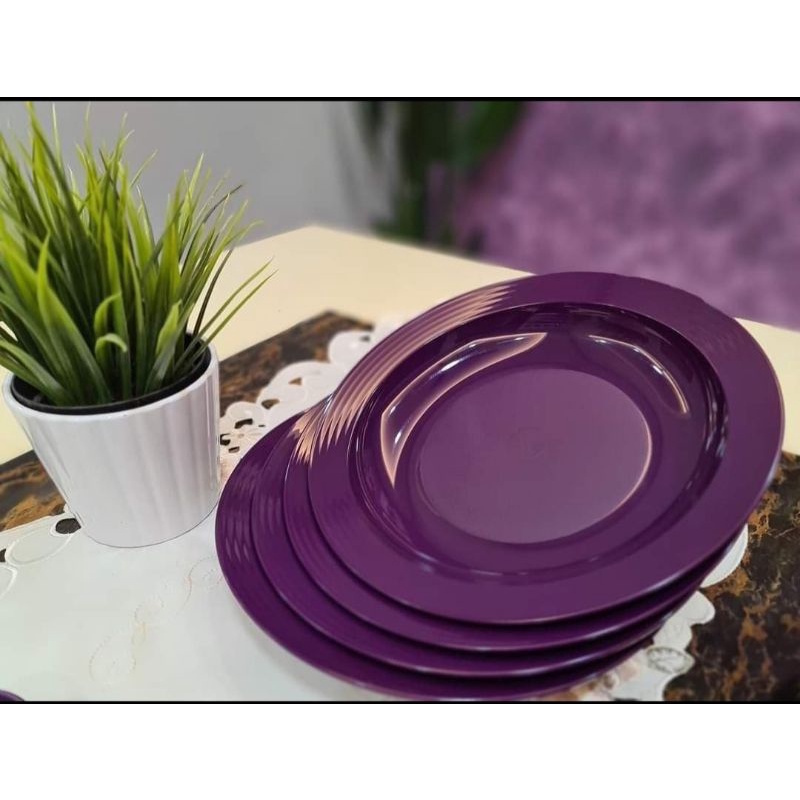 Tupperware Royale Deep Plate 4pcs (550ml) | Shopee Malaysia