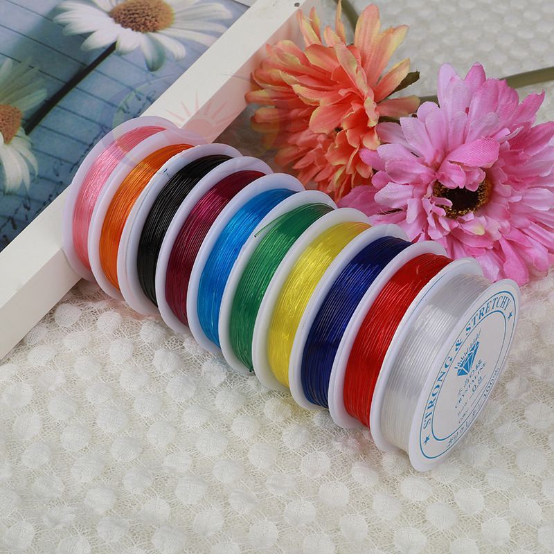 Elastic Crystal Line For DIY Necklace Bracelets Jewelry Making Beading ...