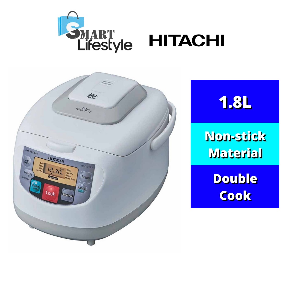 HITACHI RICE COOKER RZ-D18GFY W