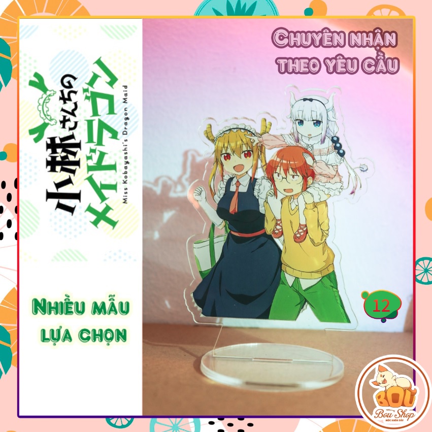 Standee statue Miss Kobayashi's dragon maid - Kobayashi-san's dragon ...