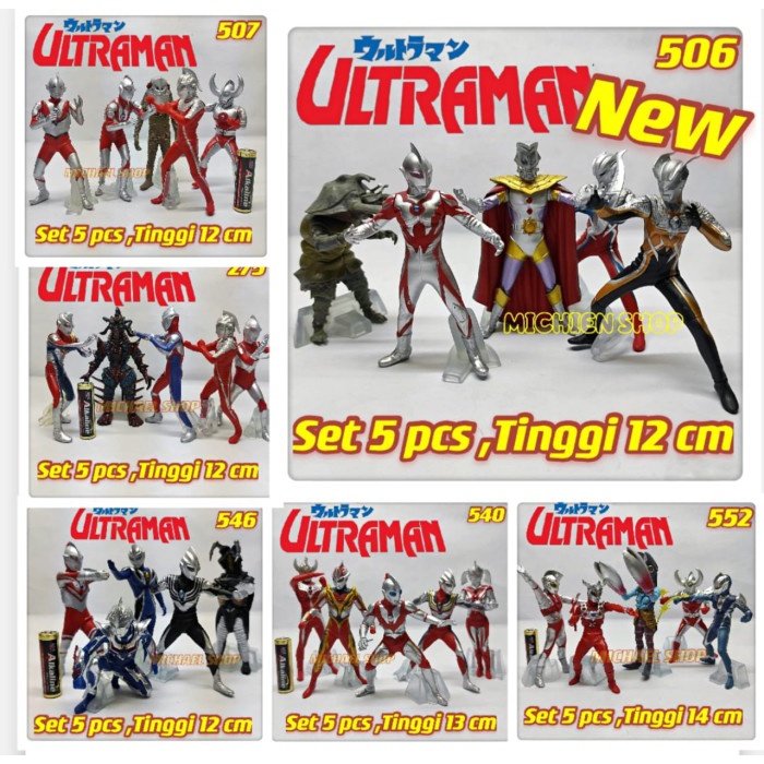 Ultraman Action Figure With Monster set of 5pcs | Shopee Malaysia