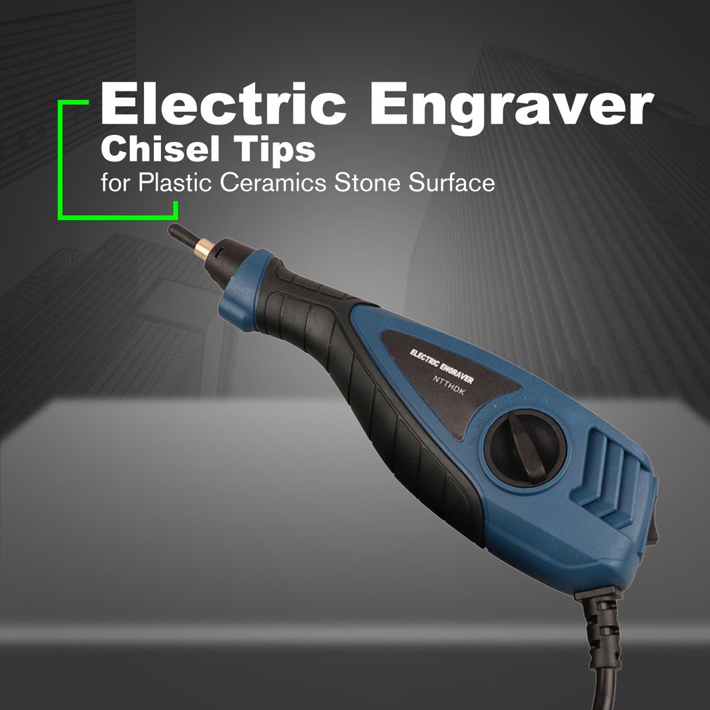 220V Electric Engraving Pen Engraver Tool Carving Pen Plotter Machine  Chisel Tip