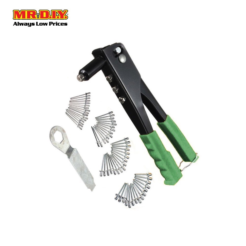 (MR.DIY) Rivet Gun with 60 pieces Rivets Shopee Malaysia