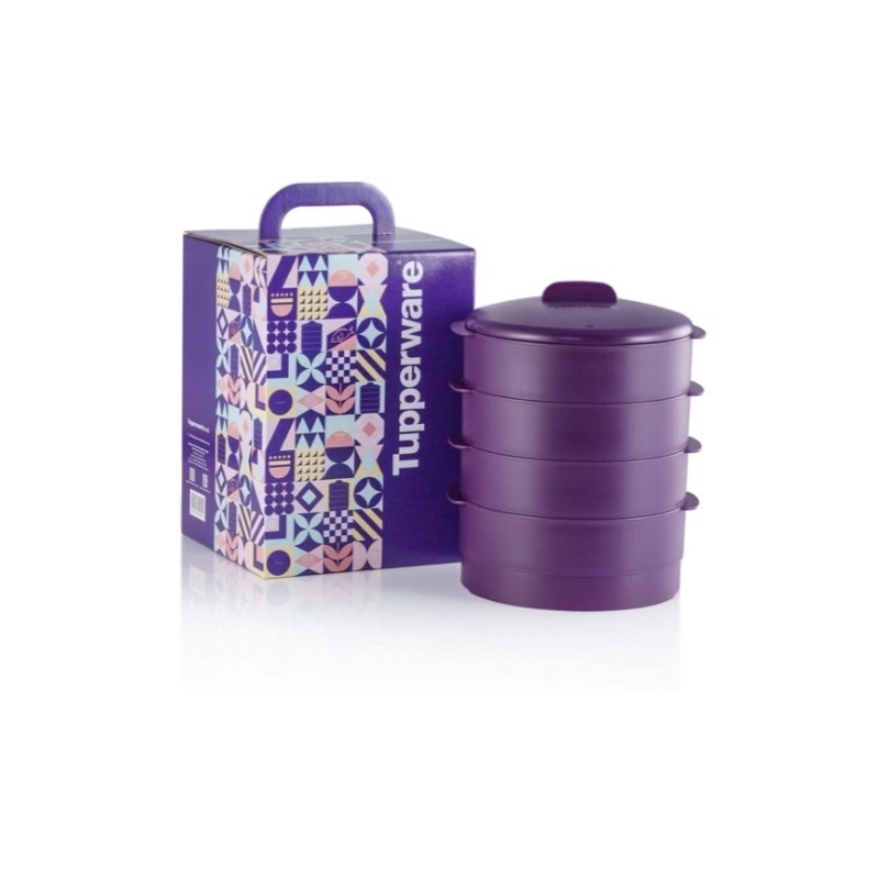 Tupperware steam it purple | Shopee Malaysia
