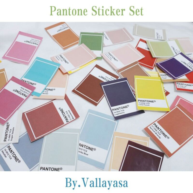 Pantone Sticker Set | Shopee Malaysia