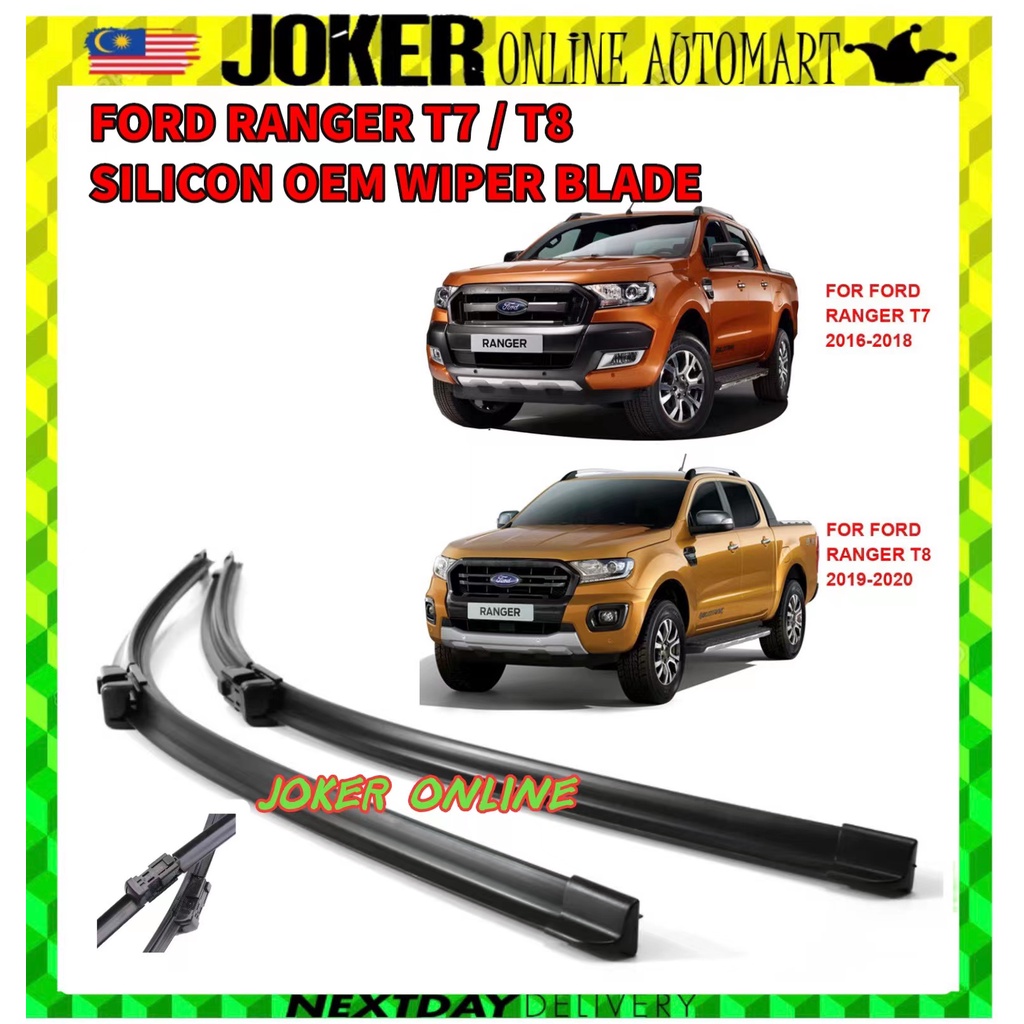 Motorhaubenhutze Für Ford Ranger T7/T8 2015-2022 - Schwarz Glänzend