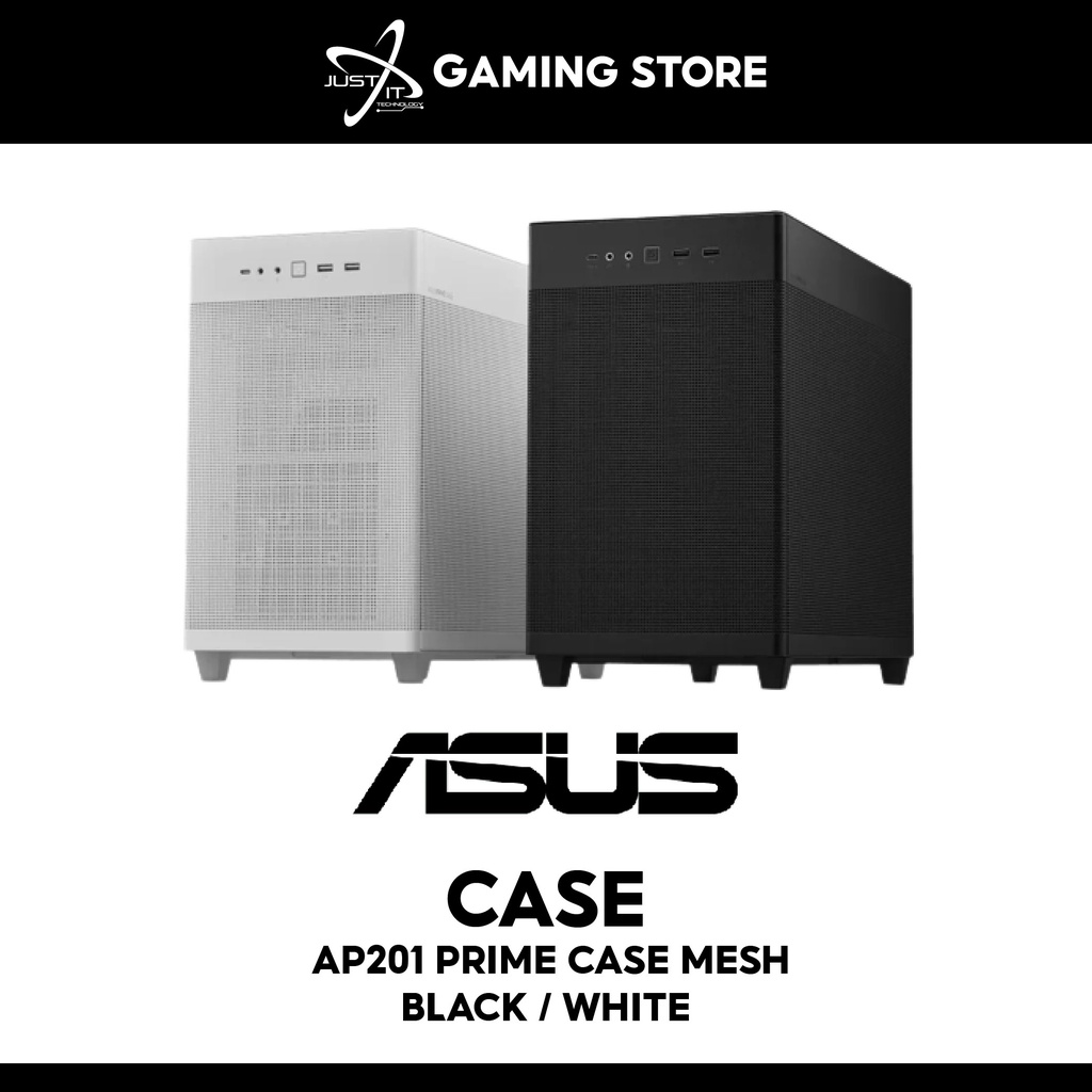 ASUS AP201 PRIME CASE MESH MATX CASE BALCK/WHITE( AC90DC00G0B30000