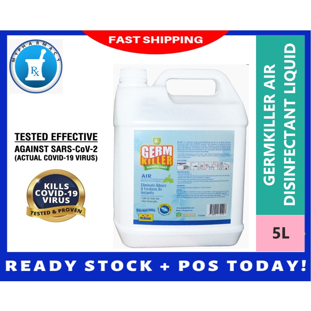 GERM KILLER AIR DISINFECTANT LIQUID 5L GERMKILLER GERMKILL GK Shopee