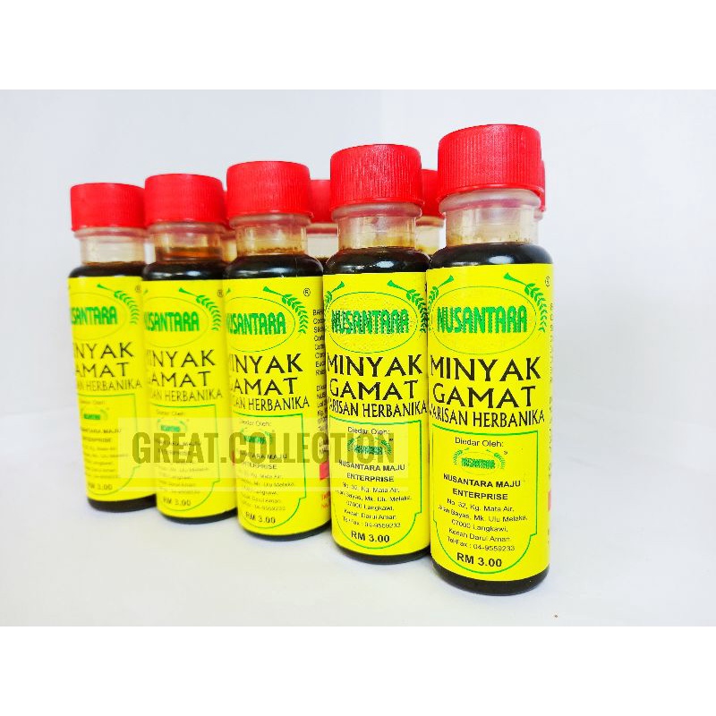 Original Hq Minyak Gamat Nusantara Warisan Herbanika 25ml Shopee Malaysia