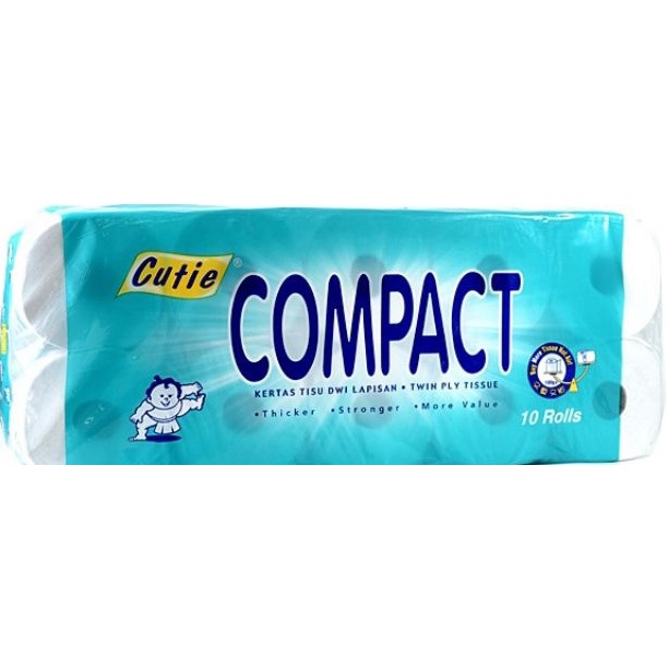 Premier 8000ply Toilet Rolls 10rolls / CUTIE SOFT / CUTIE COMPACT (BLUE ...