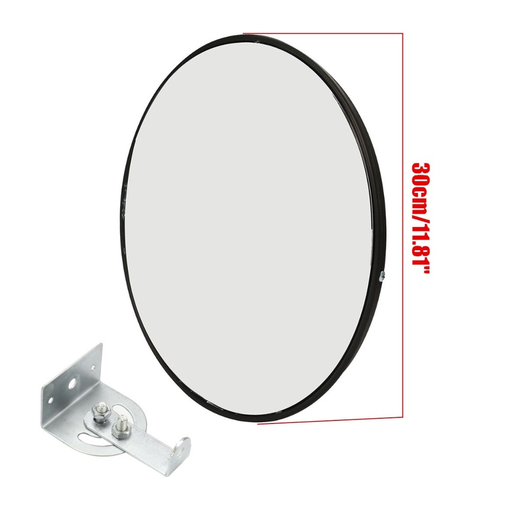 3 Sizes 180 Degrees 30/45/60cm Traffic Wide Angle Mirror Safety Outdoor ...