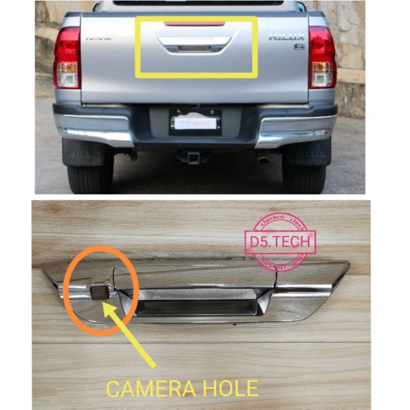 TOYOTA HILUX REVO GUN125 GUN126 OEM REAR GATE BOOT BONNET HANDLE Within ...