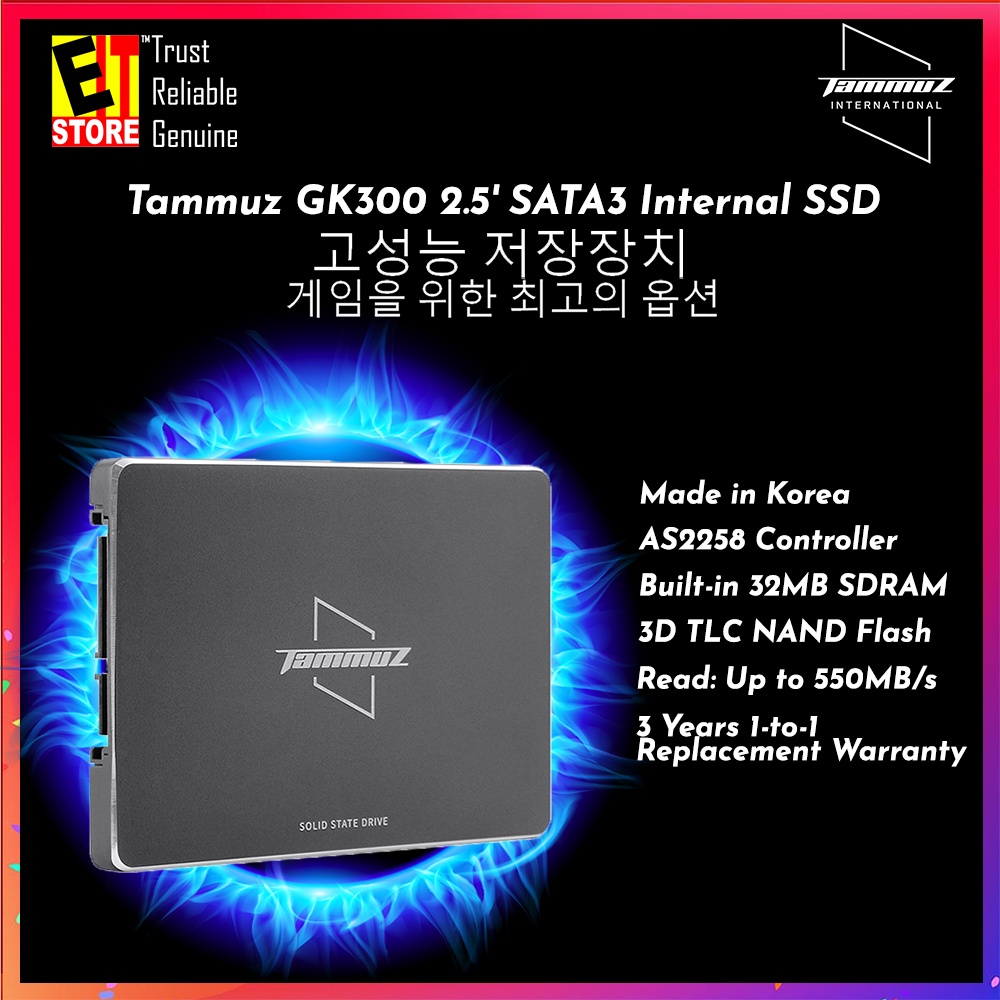 Tammuz GK300 240GB 2.5' 2.5 inch Solid State Drive Internal SSD SATA3 ...