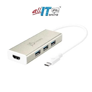 J5Create USB-C Type-C to HDMI 4K / USB 3.0 Hub Converter JCH451