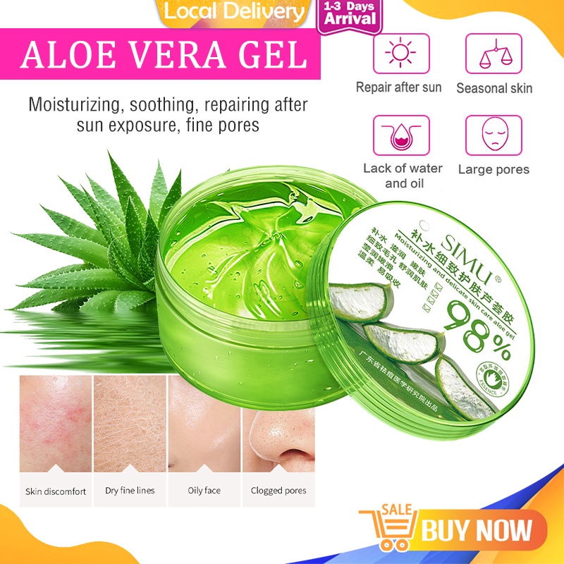 300g Skincare Moisturizer Aloe Vera Gel Face Cream Aloe Vera Soothing