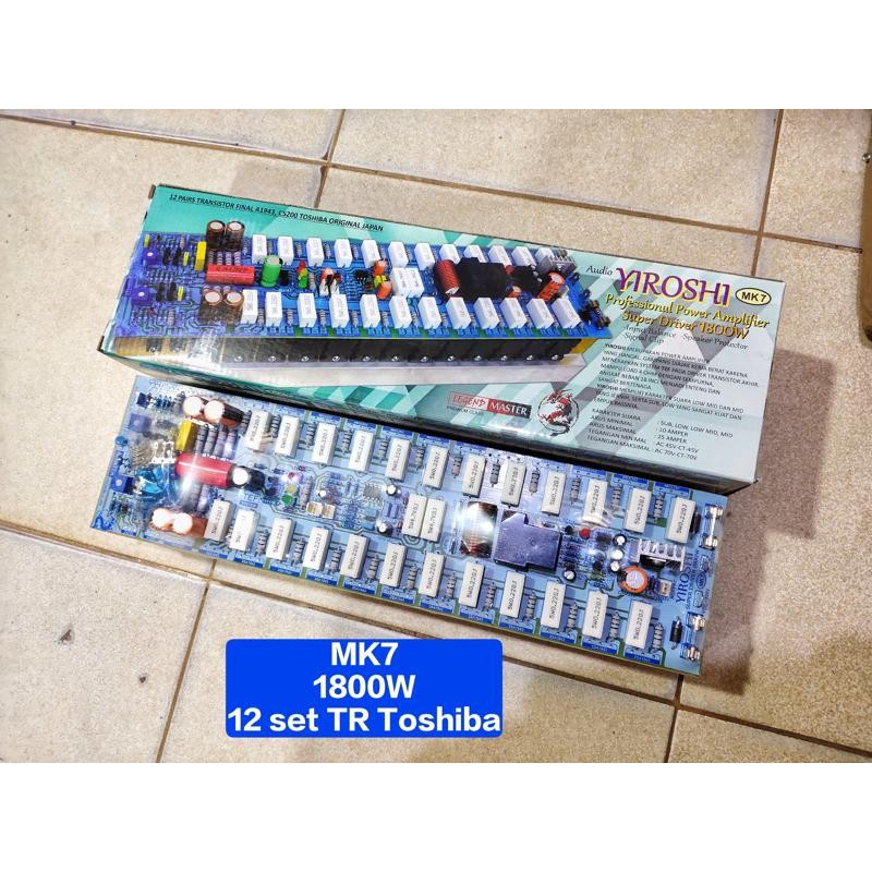 Yiroshi MK7 Power Amplifier Kit+Transistor+Platinum Protector Shopee