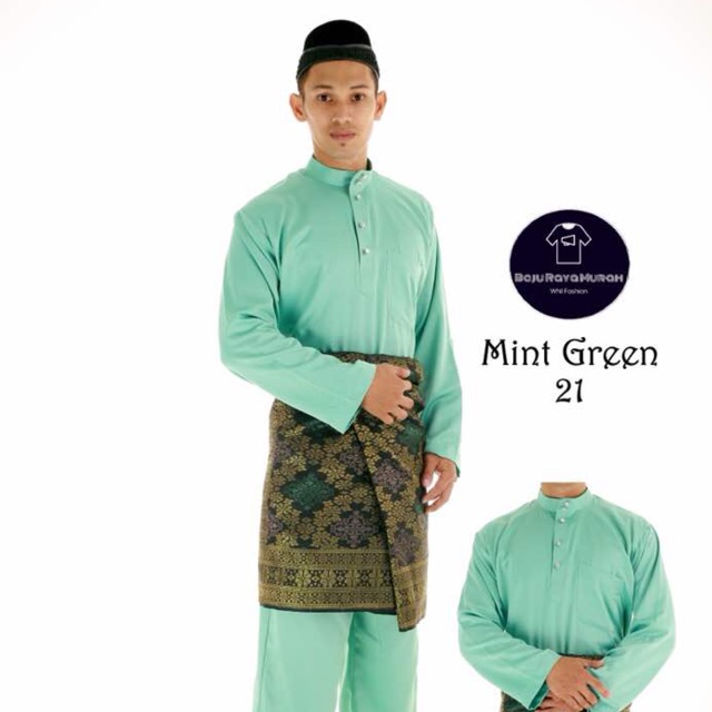 Baju Melayu Tradisi Mint Green Shopee Malaysia