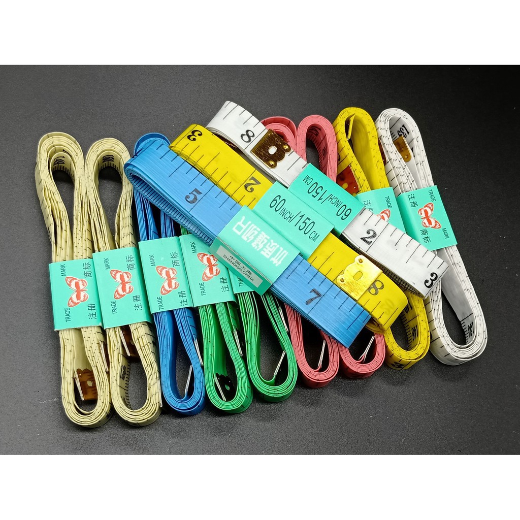 Tailoring measuring tape/Tali Tape 60'' Pita Ukur / Measuring Tape 150cm / 60 Inch (No Metal