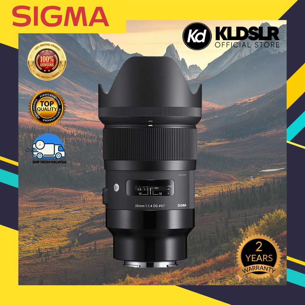 Sigma 35mm f1.4 DG HSM Lens for Sony FE Mount (Sigma Malaysia Warranty