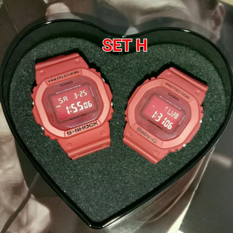 LOWEST PRICE GSHOCK COUPLE SET DW6900 5600 PETAK MS1 BLACK SK1 REDOUT JEANS MARBLE JAM DIGITAL MURAH Shopee Malaysia