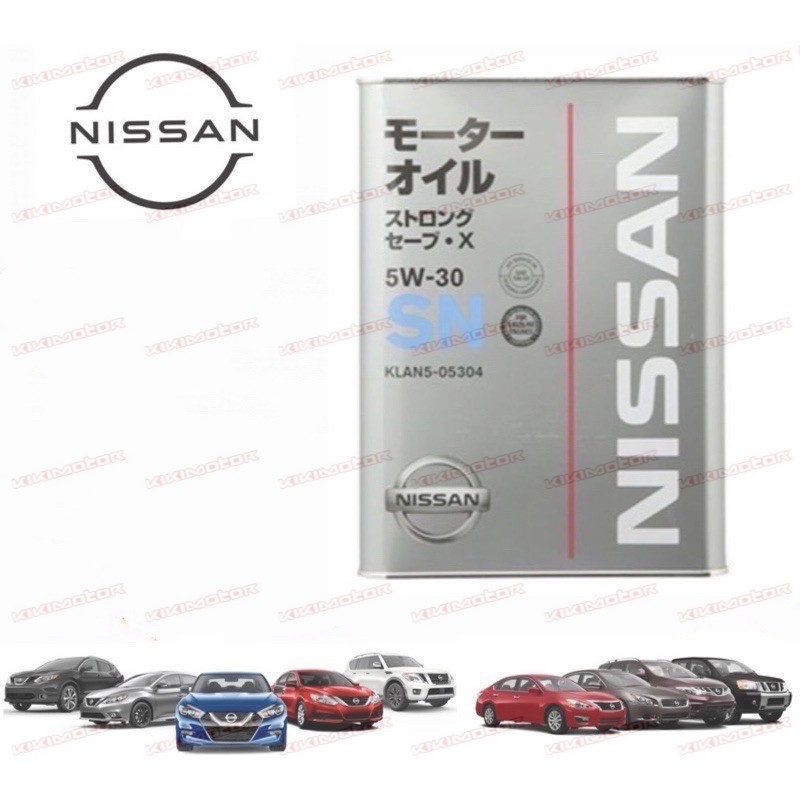 KLAN5-05304 Nissan SN 5W30 strong save x motor engine oil (4 liter) for ...