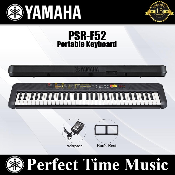 YAMAHA PSRF52 61 Keys Portable Keyboard Electric Piano (PSRF52 / PSR