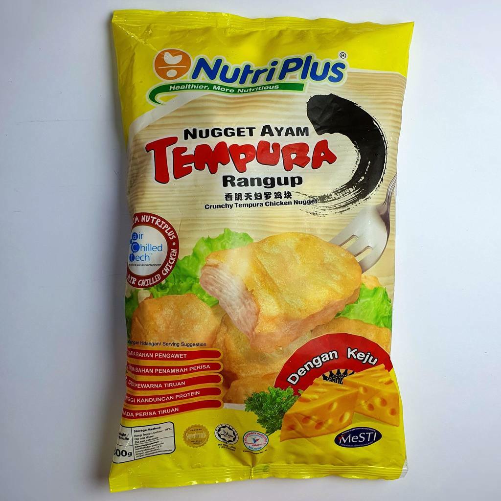 NutriPlus Crunchy Tempura Chicken Nugget with Cheese Shopee Malaysia