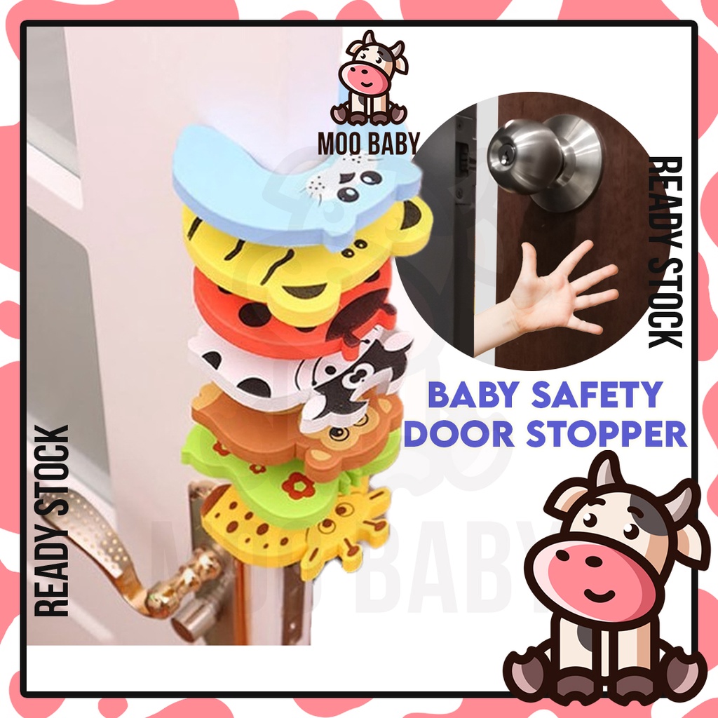 Baby Safety  Door Stopper Monkey Design Brown main image 0