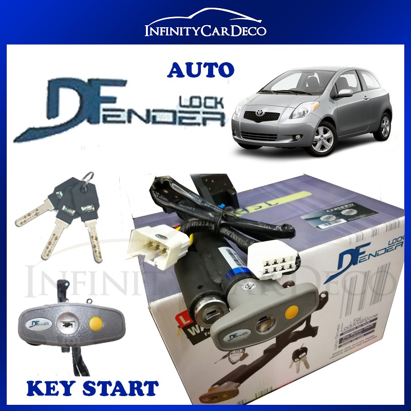 Toyota Yaris 2006 2007 2008 Key Start Auto Dfender Lockact - Brake 