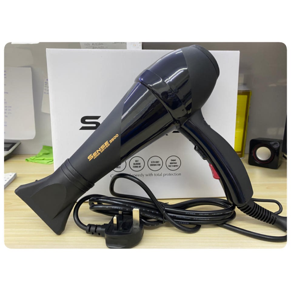 HAIR DRYER ( SENSE 3500 IONIC BLUE LIGHT PROFESSIONAL SALON ) 蓝光